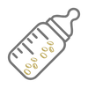 baby bottle boomerang icon