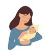 Mom and baby