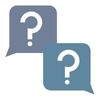 conversation bubbles with question marks
